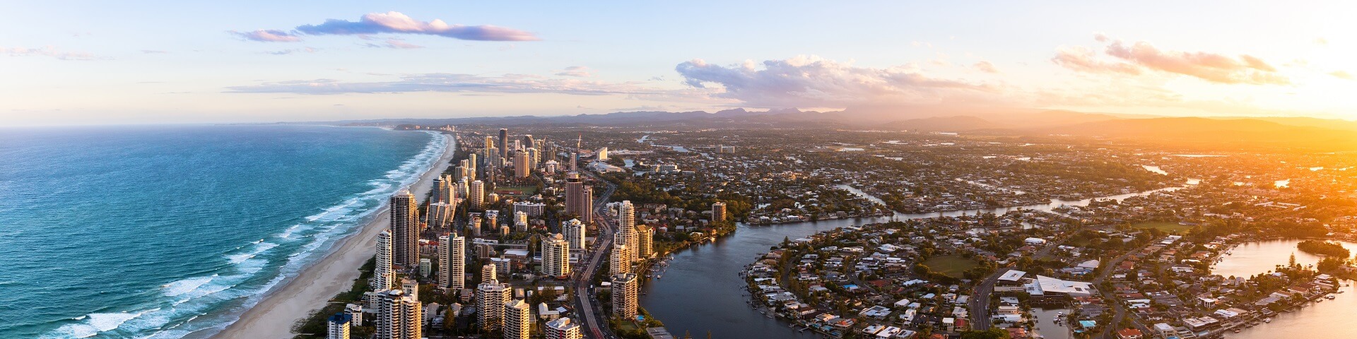 Gold Coast Coastline Banner