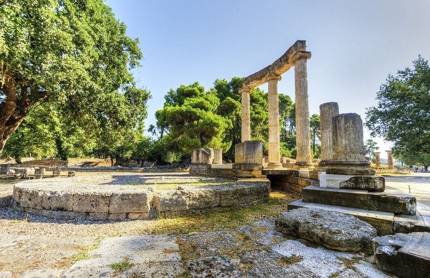 Ancient site of Olympia Greece