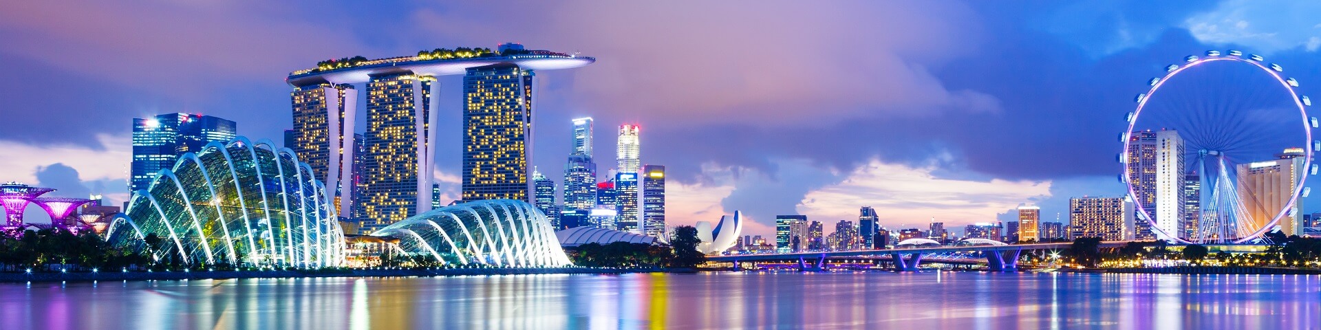 Singapore Skyline Banner