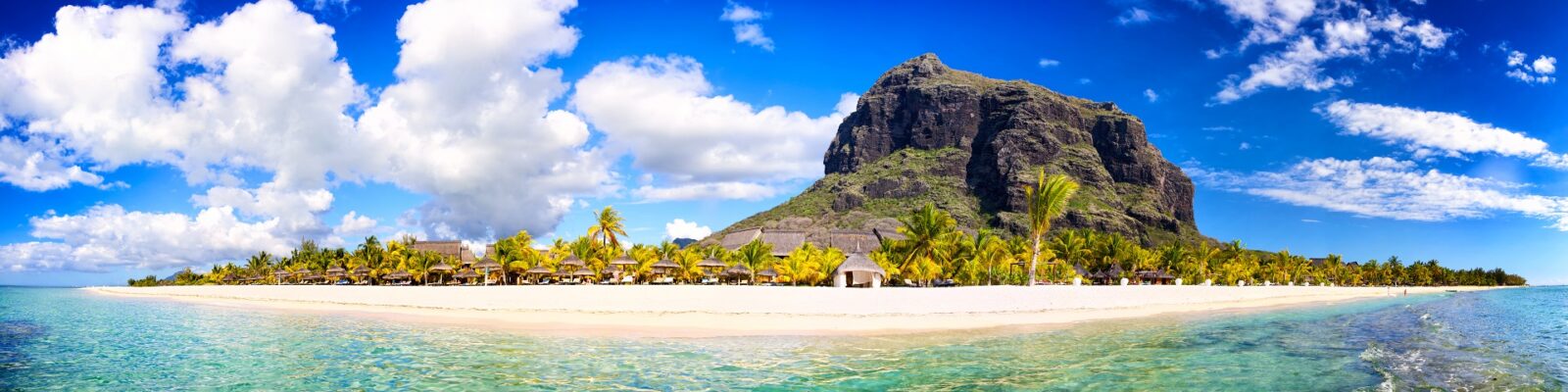 Mauritius beach panorama